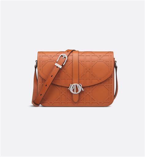 dior cognac|Dior Charm Bag Cognac Cannage Cosmo Leather .